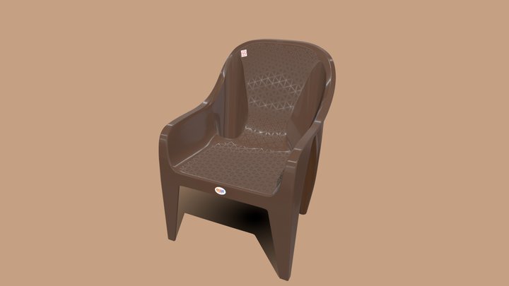 AVRO Plastic Chair 3D Model