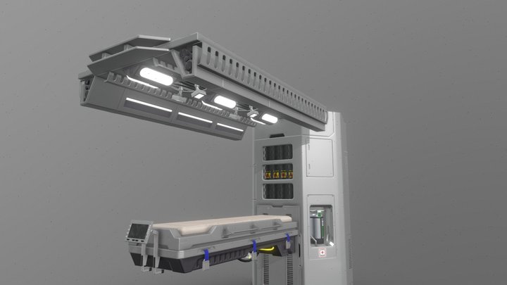 Med Bay Table 3D Model