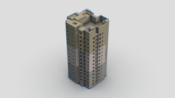 Korean Apartment 3D Model