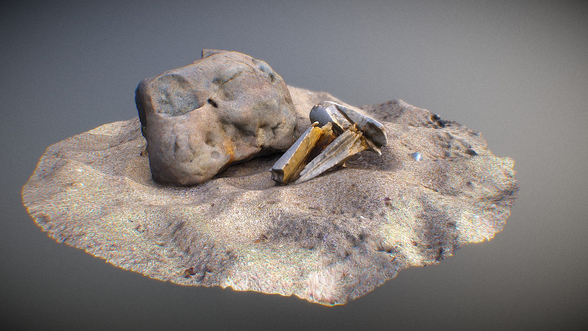 Coral beach common stone