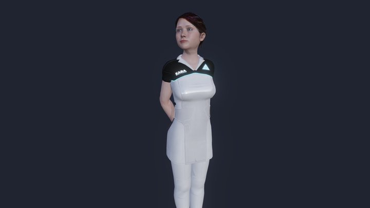 Kara - Detroit Become Human AX400 3D Model