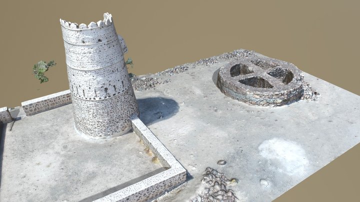 Wadi Al Helo Tower 3d Model 3D Model