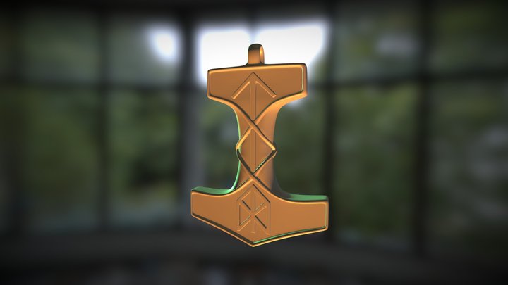 Mjolnir 3D Model