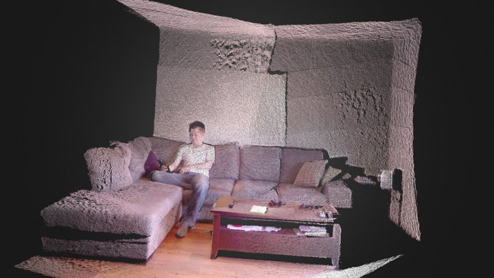Lounge During Day 3D Model
