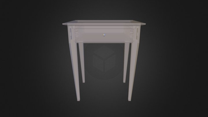 End Table Translucent 3D Model