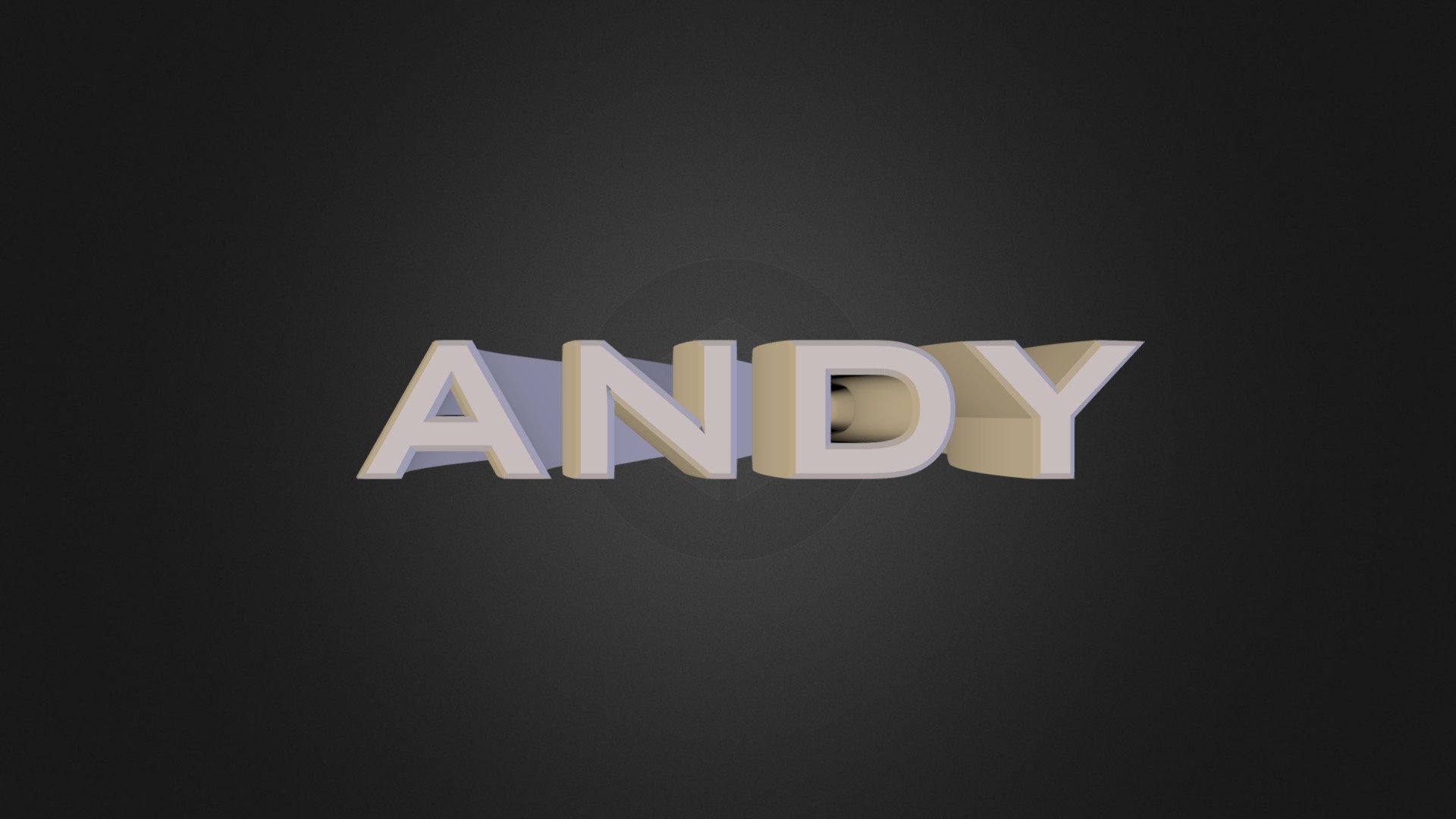 A12: 3D Logo with Text Spline and Sweep NURBS - 3D model by ...