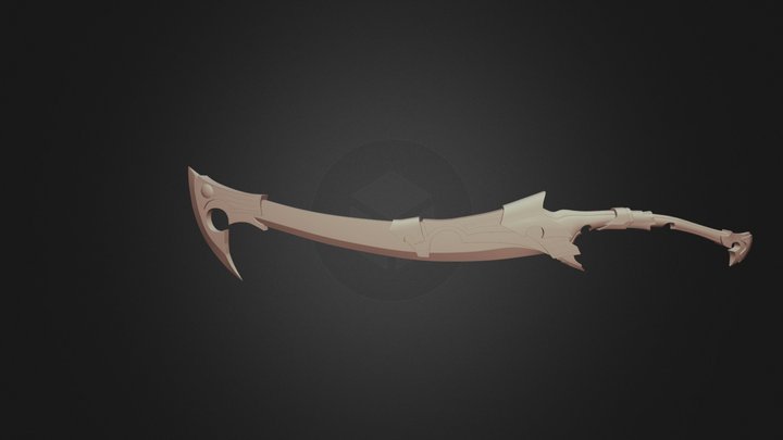 Armored Blade.obj 3D Model