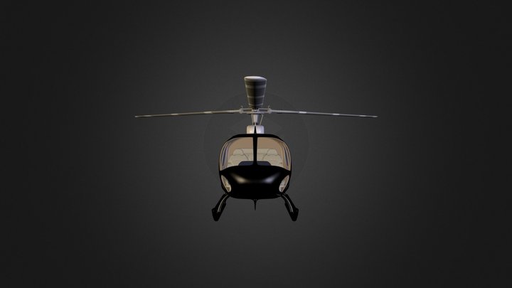 Eurocopter Police 3D Model
