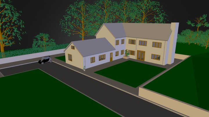 Large House 3D Model