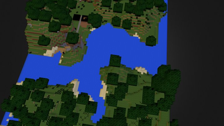 Minecraft-01.obj 3D Model