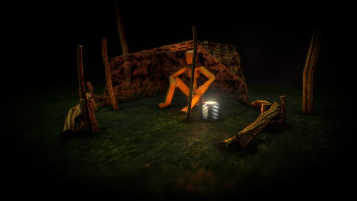BushCraft Dummy 3D Model