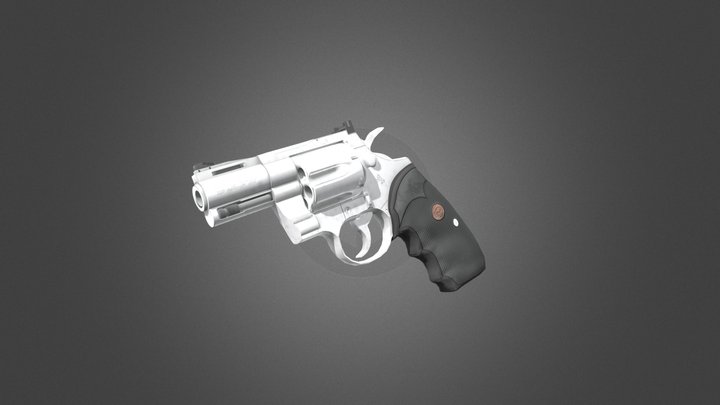 Colt Python 3D Model