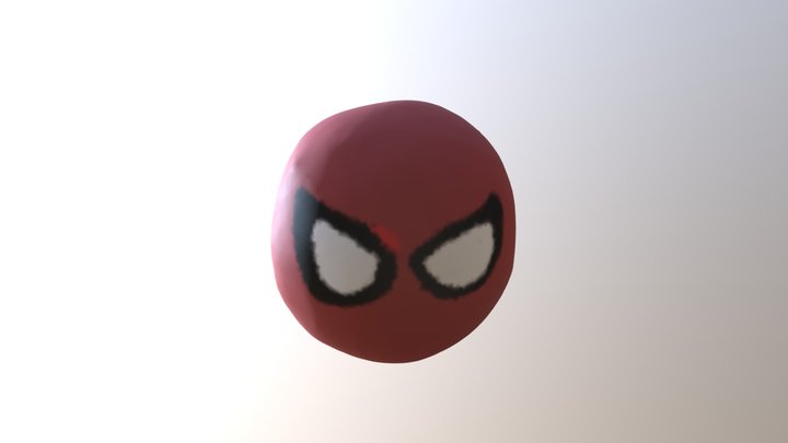 Fan made cartoon spiderman 3D Model