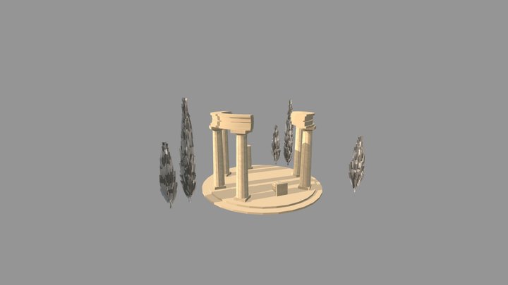 Temple 3D Model