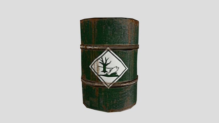 Corrosive Material Barrel – Modelo 3D gratuito STL