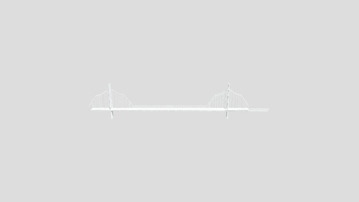 Golden Gate Bridge 3D Model