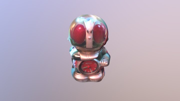 Kamen Rider Clock 3D Model