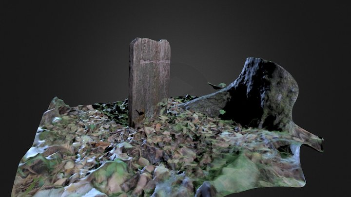 Wooden Marker (ReMake) 3D Model