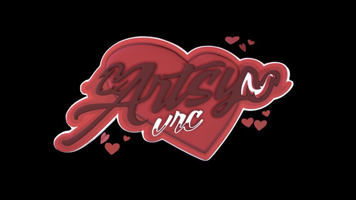 Artsy VRC Logo 3D Model