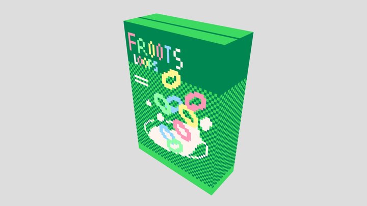 Cereals Box 3D Model