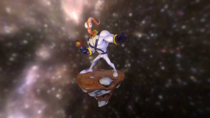 Earthworm Jim 3D Model
