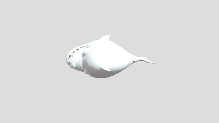 Shark CG Cookie 3D Model