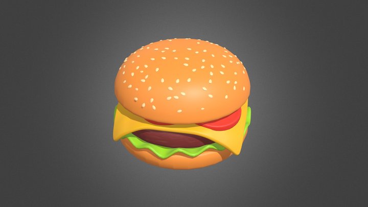 Burger 3D Model