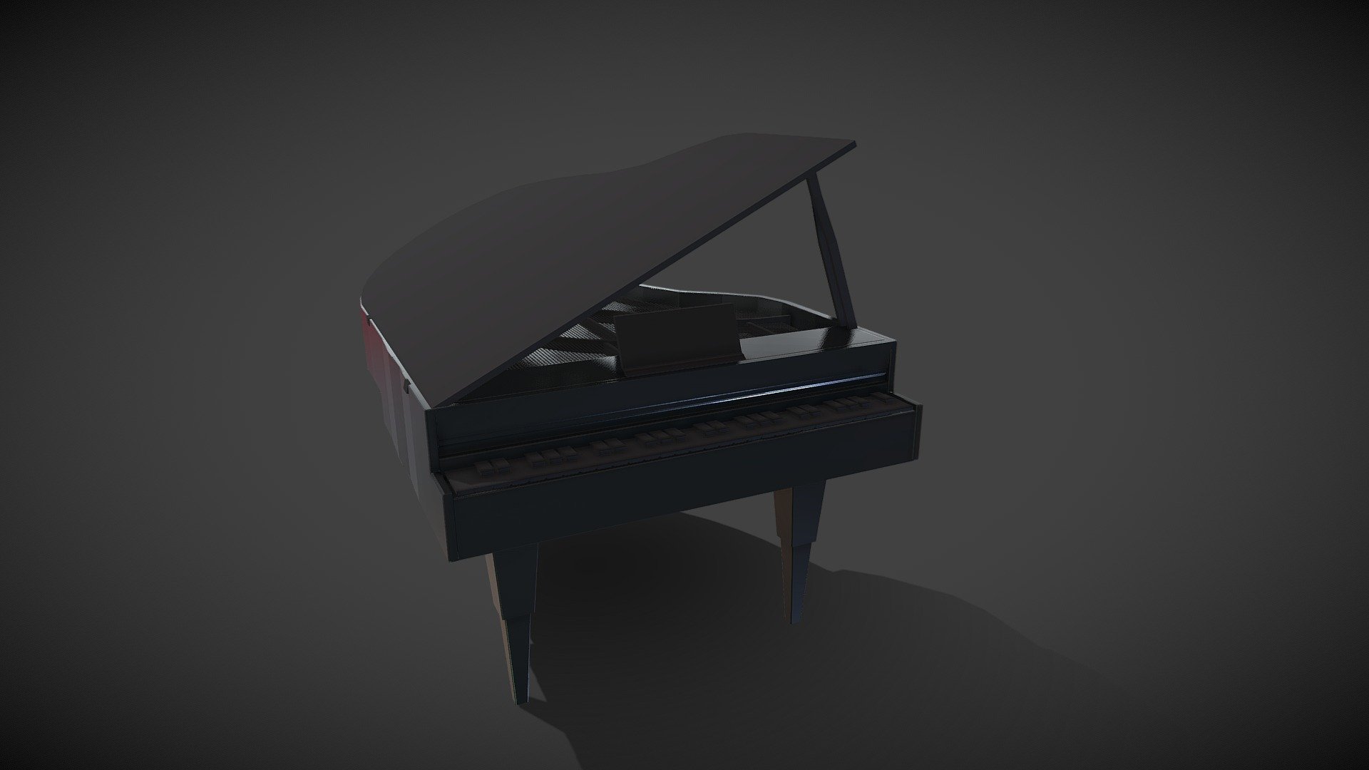 Grand Piano - Download Free 3D Model By Brendan Wood (@brendanwood872 ...