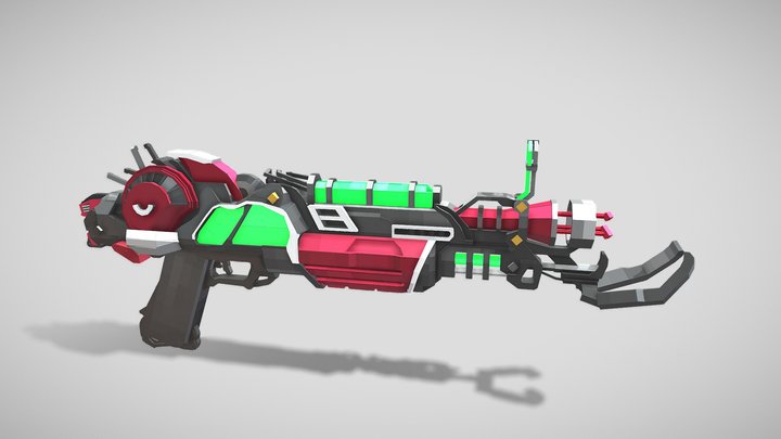 Ray gun mark II Cod Zombies 3D Model