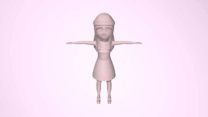 Female Character 3D Model