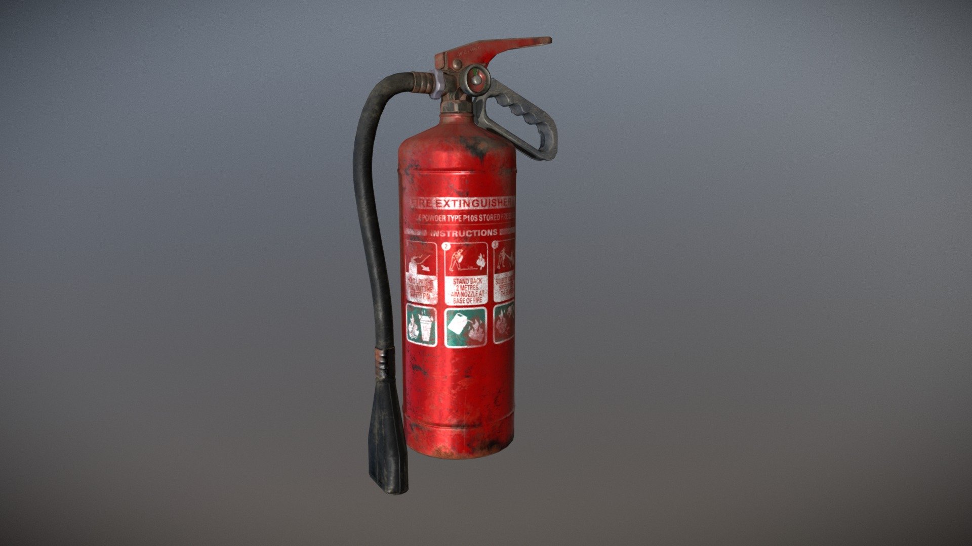 Fire Extinguisher - 3D model by bocian [a00805c] - Sketchfab