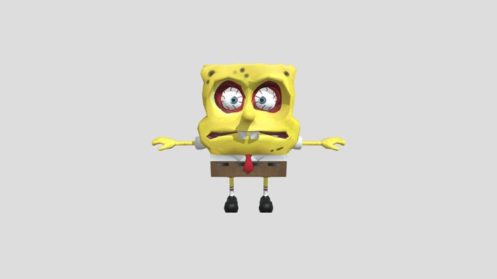 spongebob bind treedome retextured 3D Model