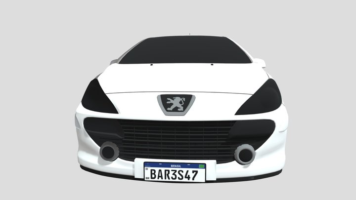 Peugeot 307 1.6 16V 2008 latest model 3D Model