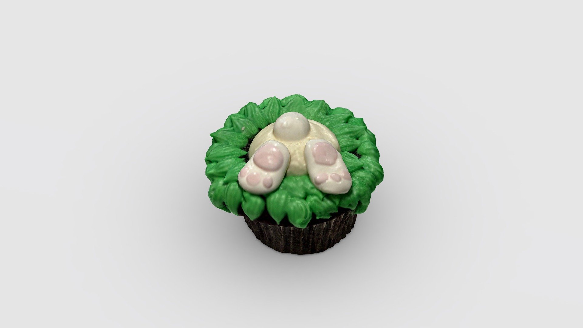 Bunny Butt Cupcake
