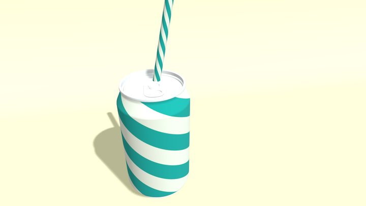 Soda can 3D Model