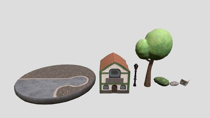Muta Environment Assets 3D Model