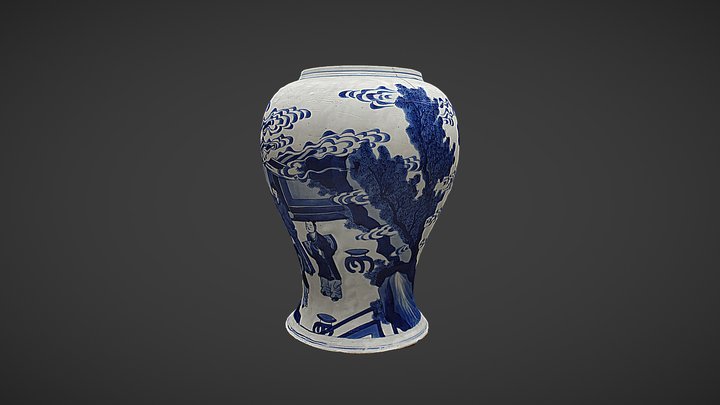 Baluster Vase, Sir John Newell Jordan Collection 3D Model