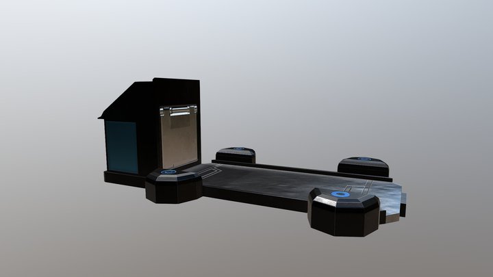 Futuristic Truck 3D Model