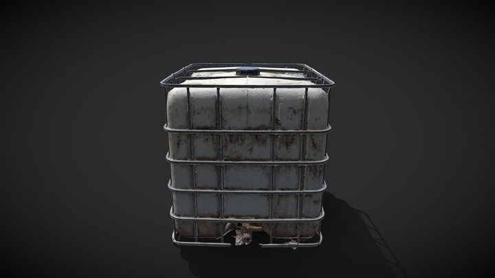 Scanned water tank 3D Model