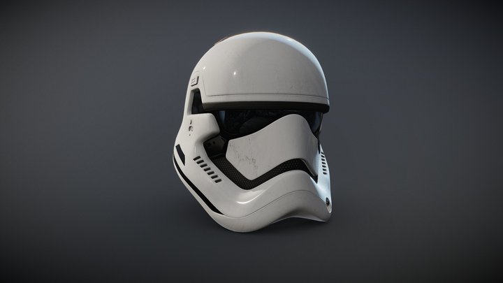 Stormtrooper Helmet (First Order) 3D Model