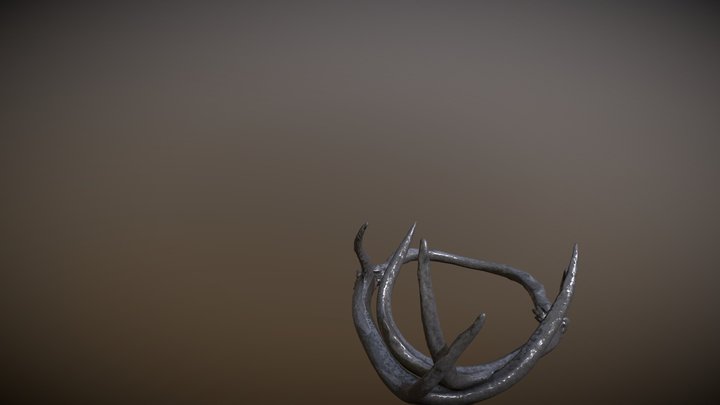 Crown of the Iron Stag 3D Model