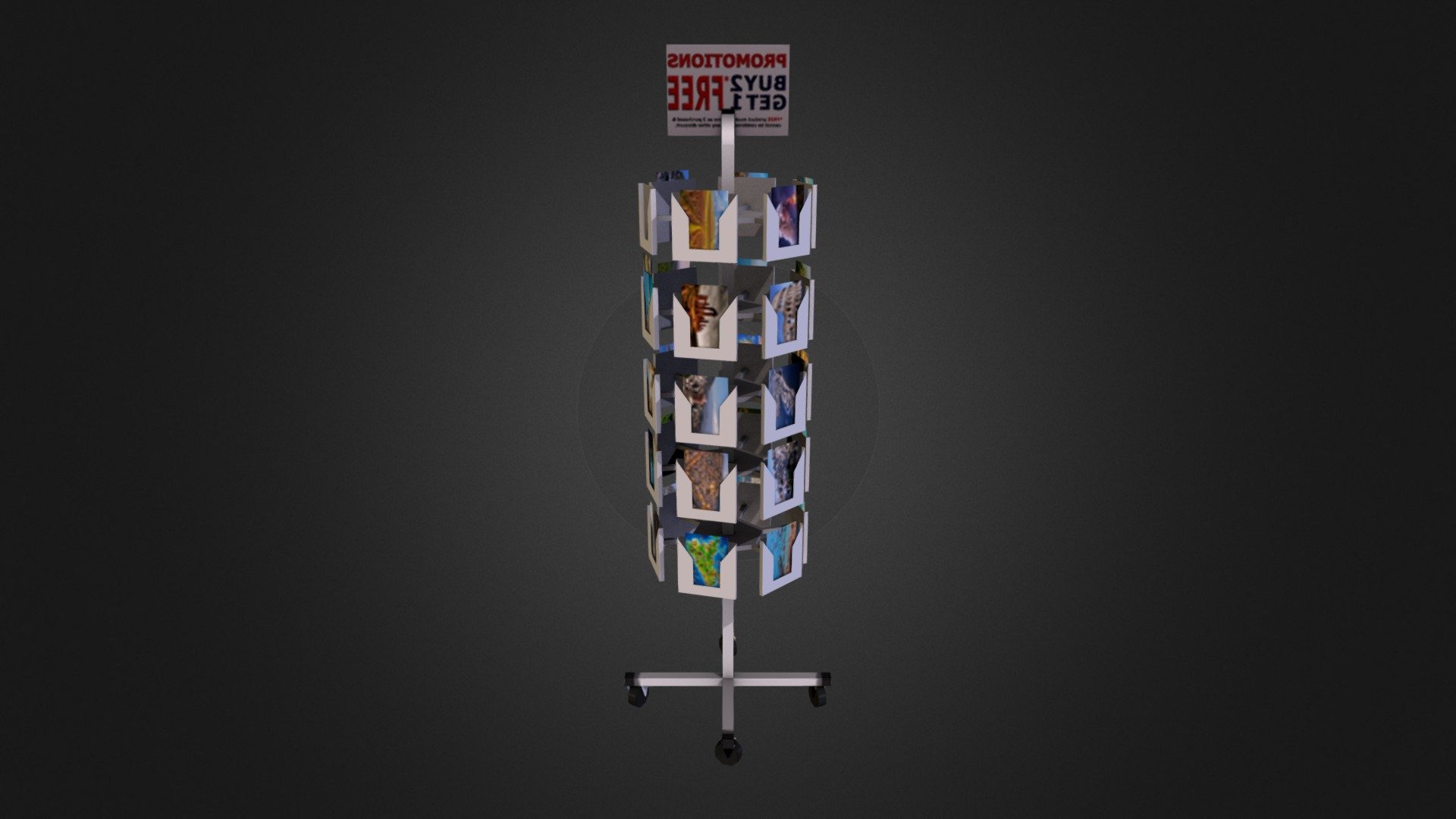 Letter Rack - 3D model by Matthias Van Enis (@matthiasvanenis) [a00cbc1 ...