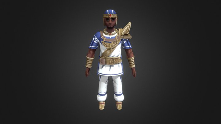 [Student Work]Raphaël Leray, Egyptian 3D Model