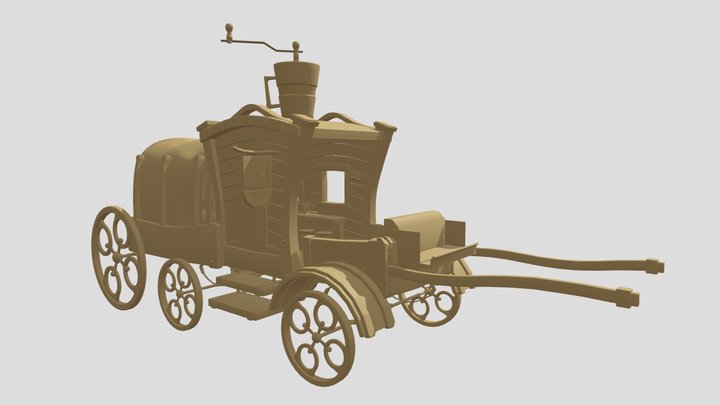 SM_Carriage_BL 3D Model