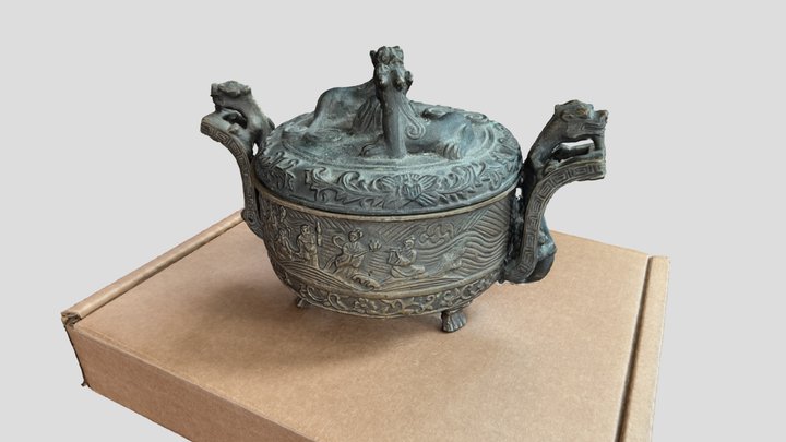 RealityScan - Mystic Metalic Vessel 3D Model