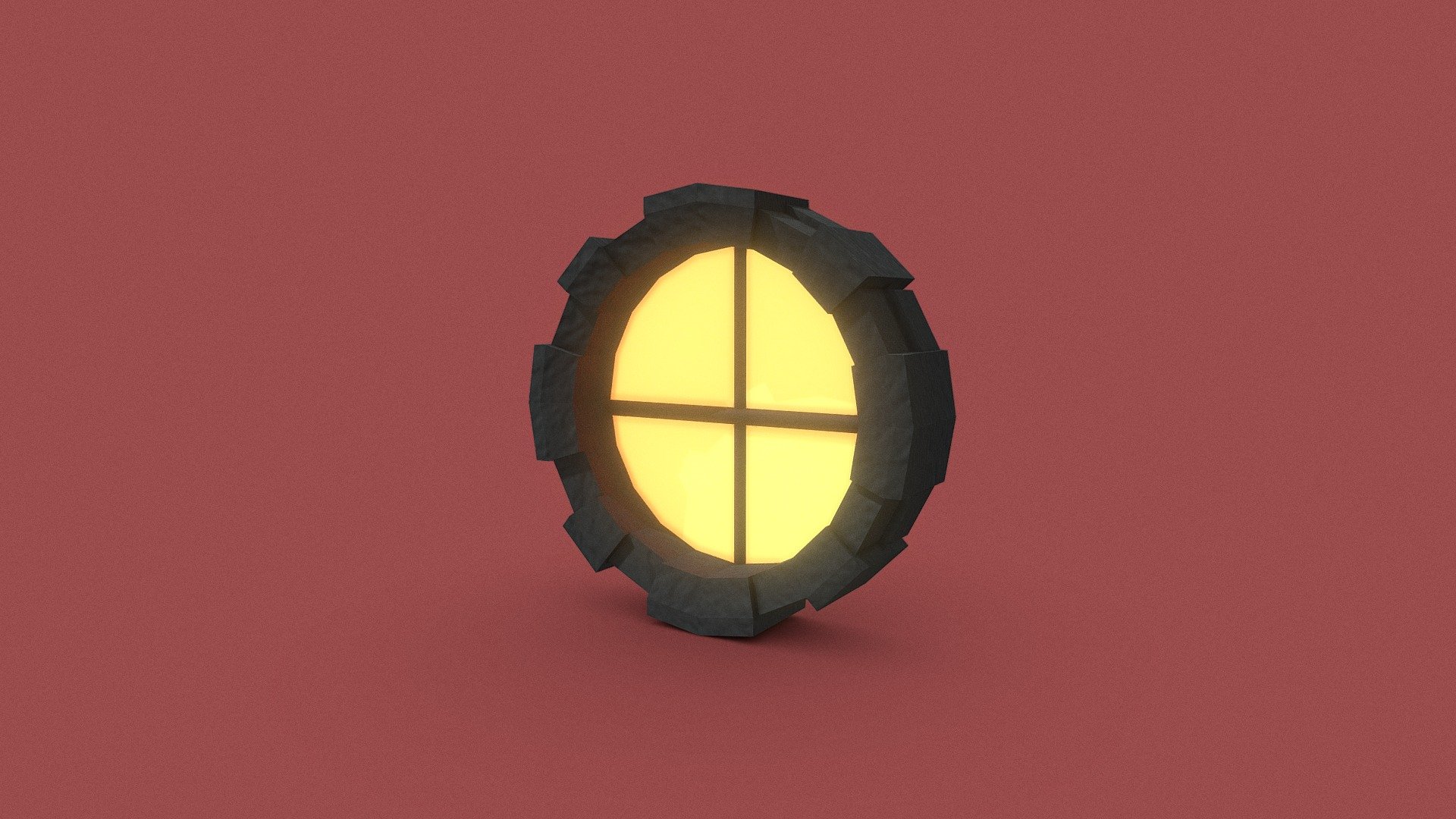 Round Brick Window