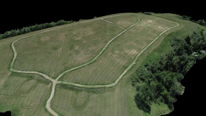 Chief Looking's Village (web) 3D Model