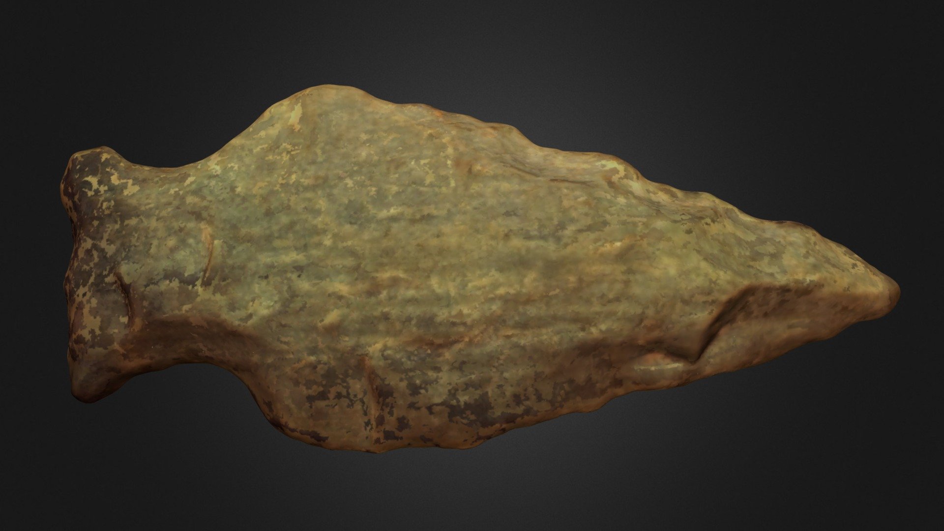 Stemmed Point - 3D model by Lakehead Anthropology ...