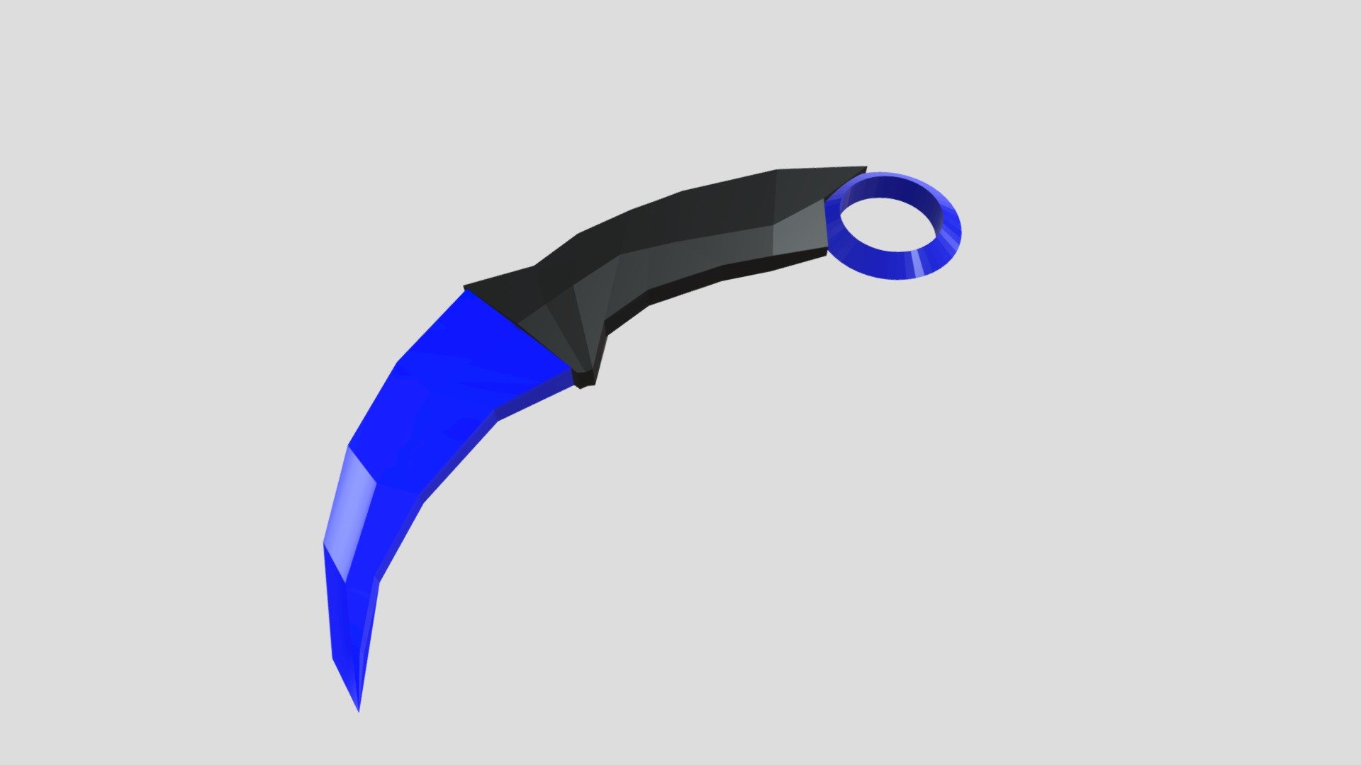 Lowpoly Karambit Knife