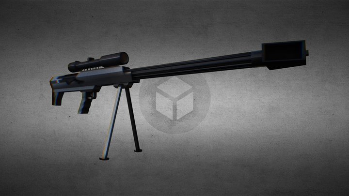 Barret Sniper 3D Model